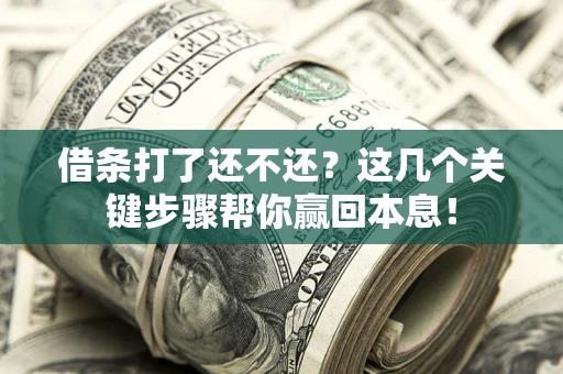 北京借条打了还不还？这几个关键步骤帮你赢回本息！