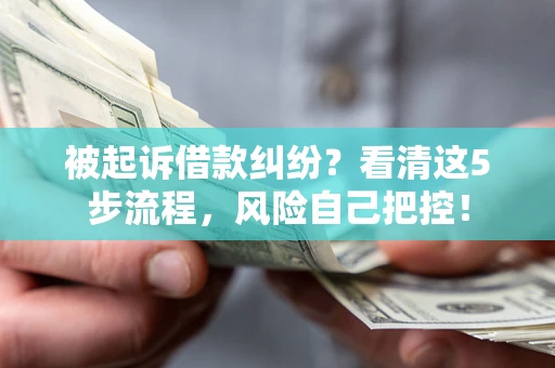 北京被起诉借款纠纷？看清这5步流程，风险自己把控！