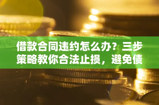 北京借款合同违约怎么办？三步策略教你合法止损，避免债务危机升级