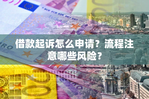 北京借款起诉怎么申请？流程注意哪些风险？